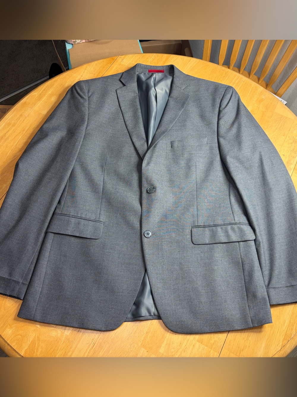 Alfani Men's Gray Two-Button Suit 34x29
